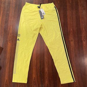 Adidas Bright Yellow Skinny Pants Medium NWT